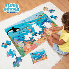 BONNYCO giant floor puzzle supports screen-free family time and educational play