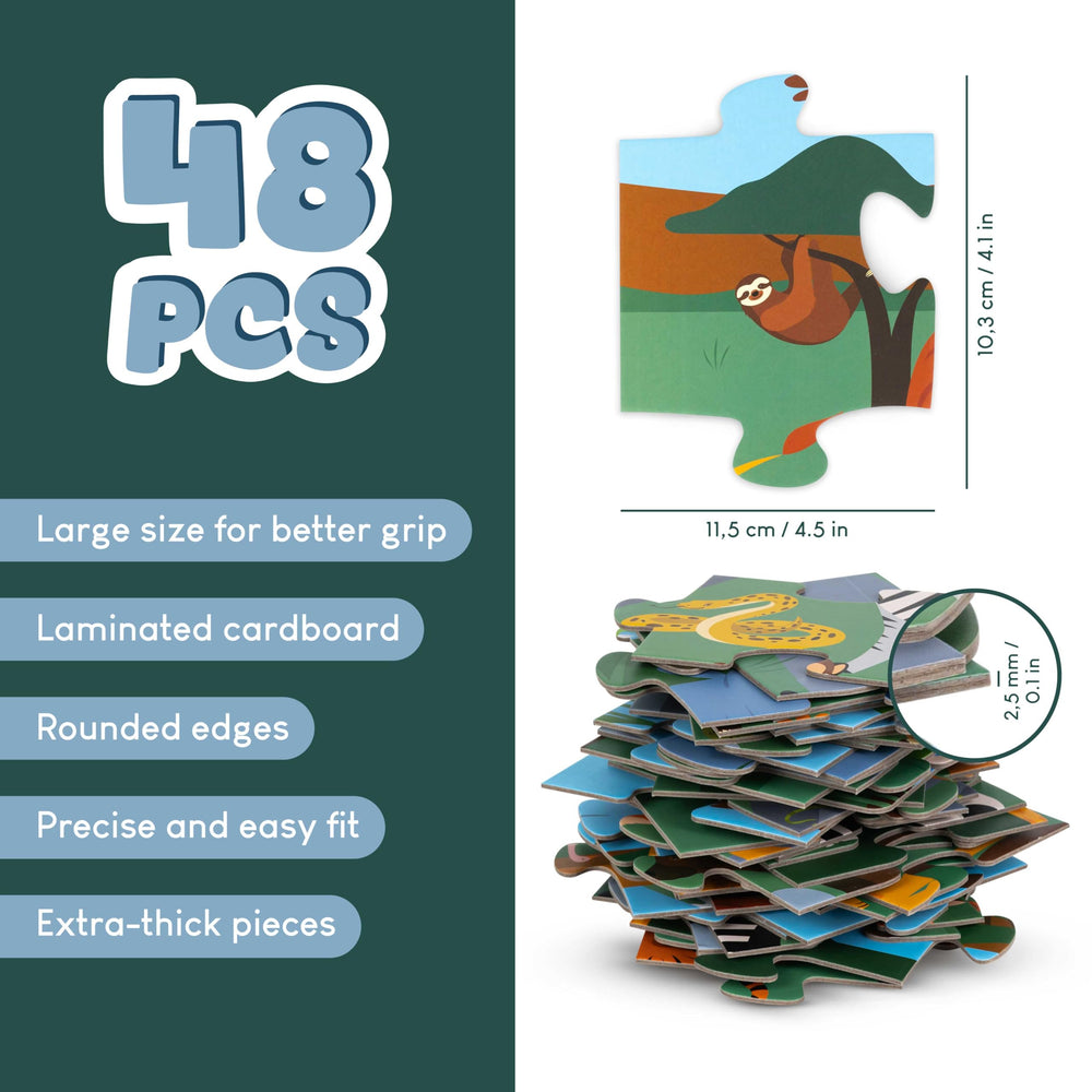 BONNYCO elephant puzzle improves visual recognition and spatial awareness for kids