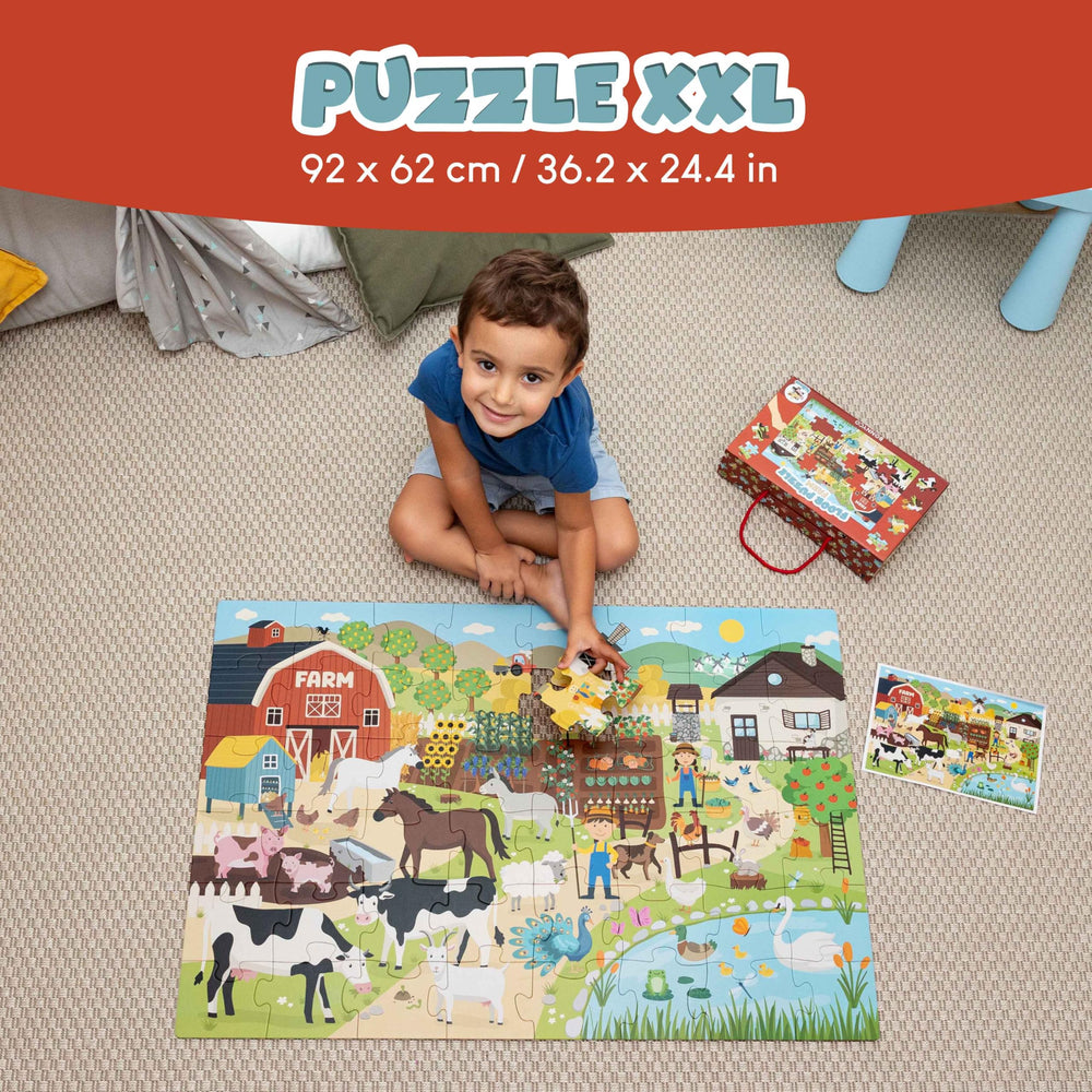 Bonnyco giant puzzle large pieces close up shows durability