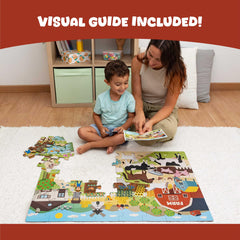 Bonnyco laminated cardboard pieces ensure sturdy play and reuse