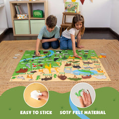Montessori-inspired learning board supports hands-on rainforest discovery
