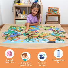BONNYCO puzzle includes visual guide to help kids complete the scene