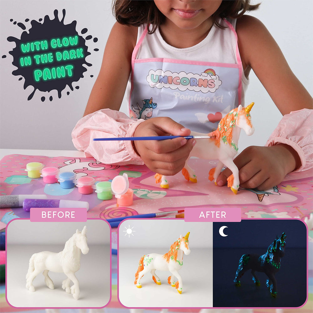 BONNYCO glow paints for nighttime magical glow on unicorns