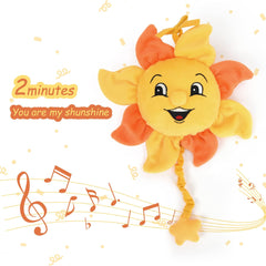 Boodeze sun-hanging toy on stroller or bed for visual stimulation.
