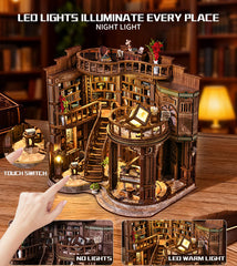 BookTop Dreamy Book Hall kit on desk ready for display and use