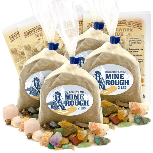 Boone's Mill gemstone paydirt four bags ready for a family mining session