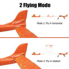 BooTaa 17.5-inch large foam plane ready for high throw performance.