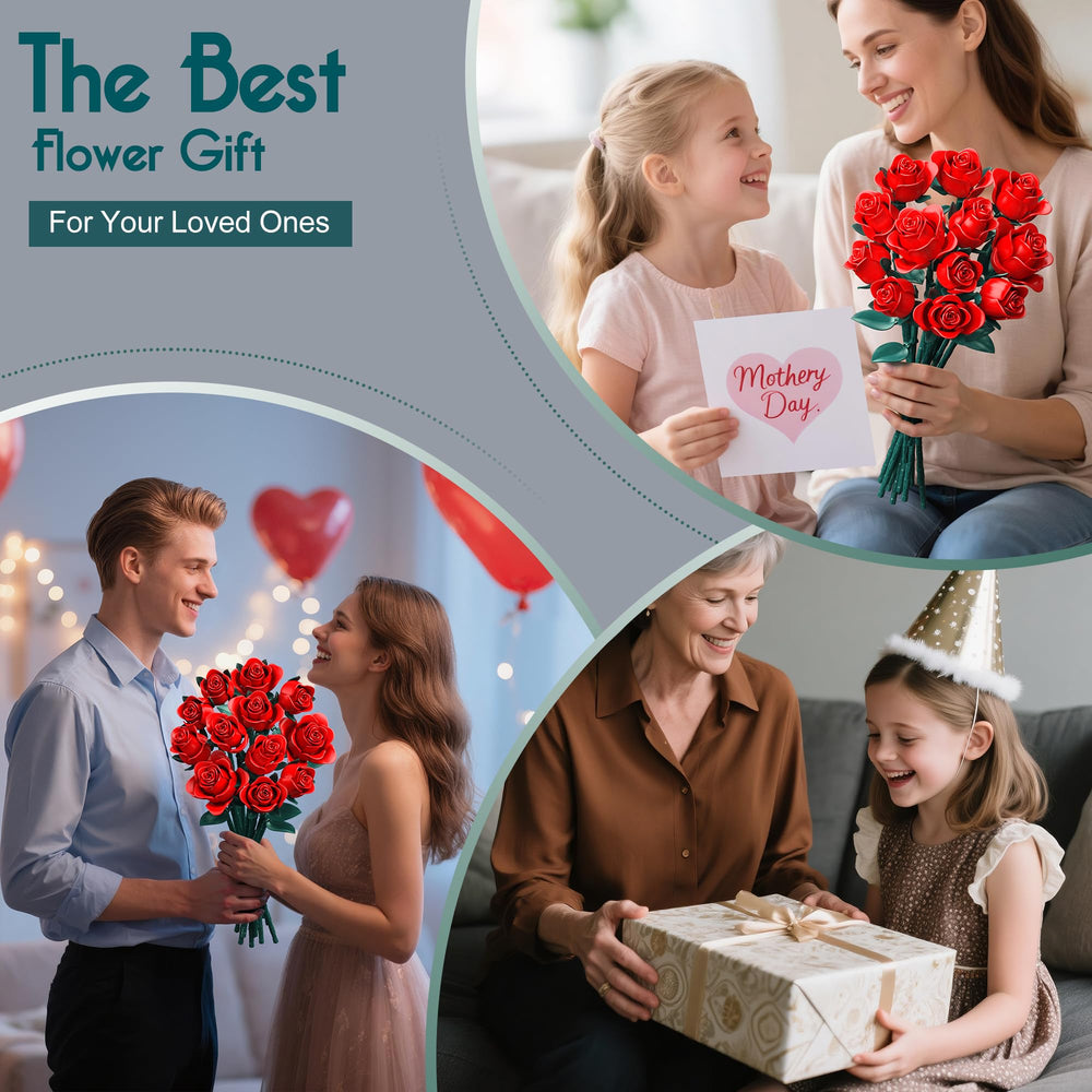 Booyuer rose bouquet gift-ready package for loved ones