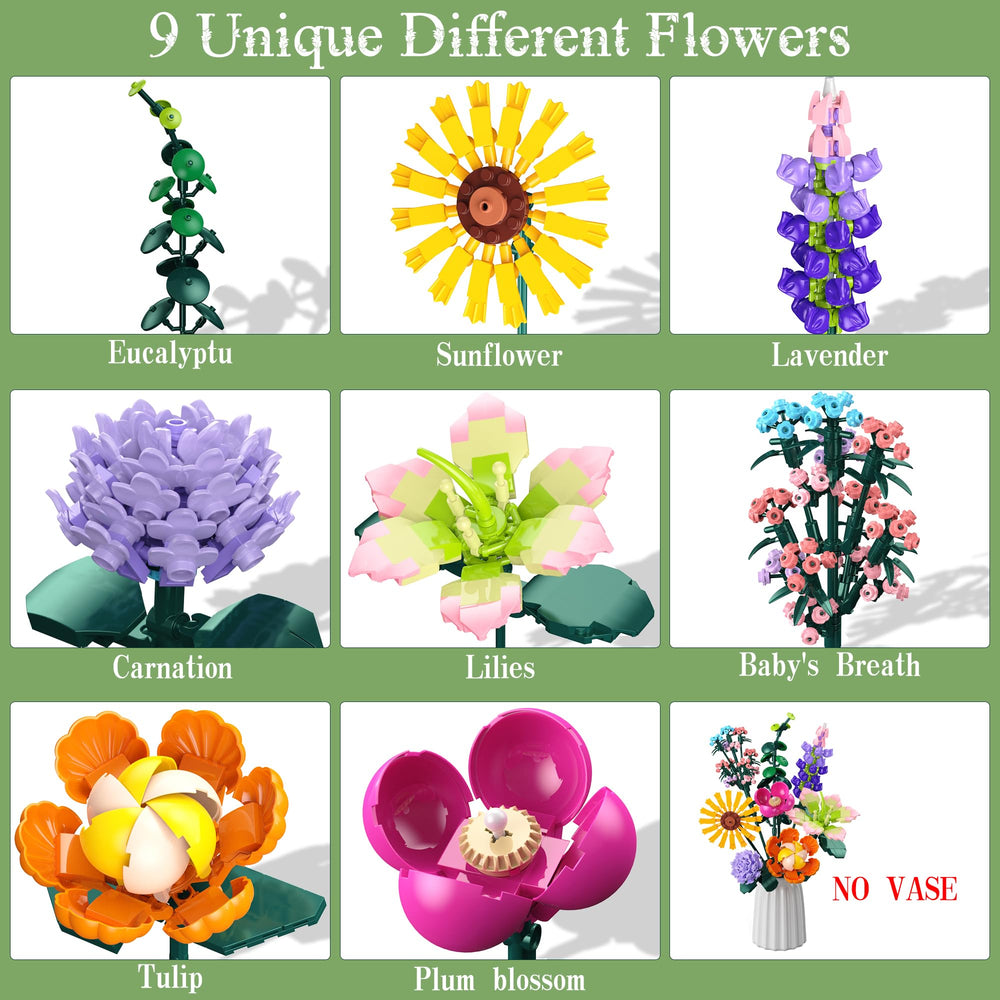Booyuer sunflower lavender eucalyptus bouquet for vibrant table decor