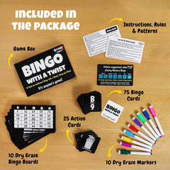 Boozie Bingo disco ball card in action, boosting energy and laughs.