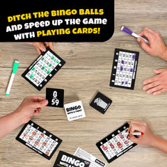 Boozie Bingo game night setup, inviting friends and family to play.