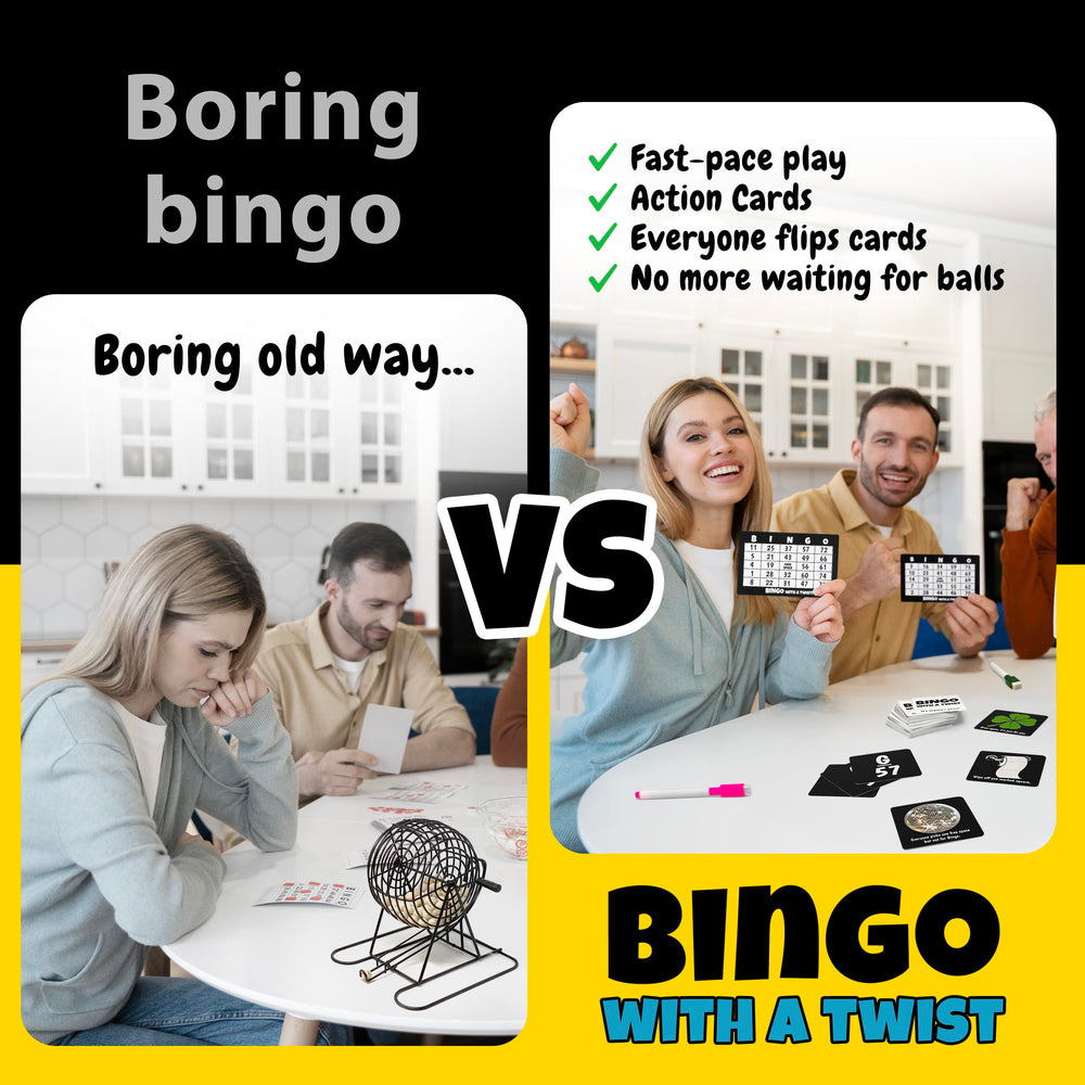 Boozie Bingo rooster card in play, adding playful challenges.