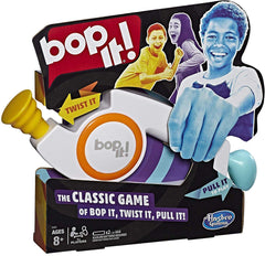 Bop It! face-off multiplayer prompts quick reflexes for family fun