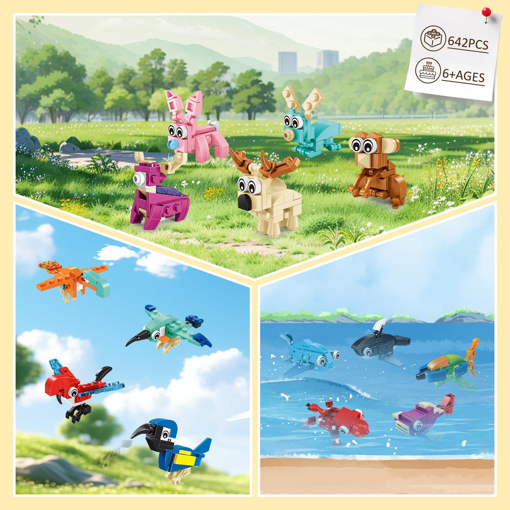 BOPEGOLO kitten block set enhances storytelling and color naming