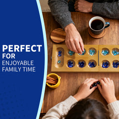 BOPIPA Mancala set in action during family game night.