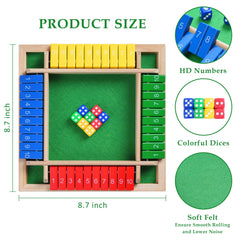 BOPIPA Shut the Box compact portable design ideal for parties and trips