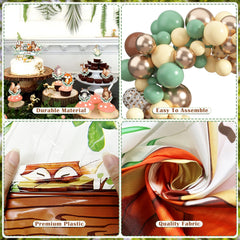 BORAMDO forest animal cake toppers add woodland charm to cupcakes
