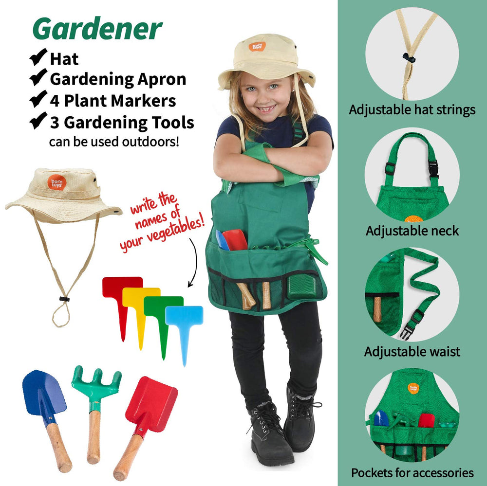 Born Toys easy-on kids costumes for quick changes.