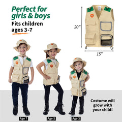 Born Toys Explorer Kit safari hat enhances imaginative outdoor play