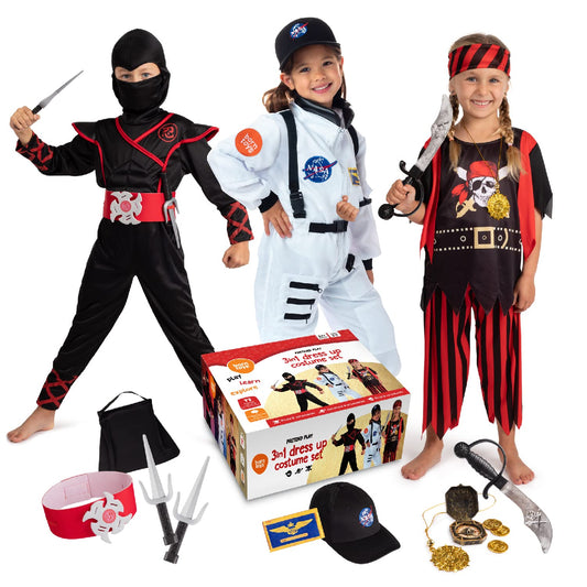 Born Toys pirate costume set with shirt and pants for imaginative adventures