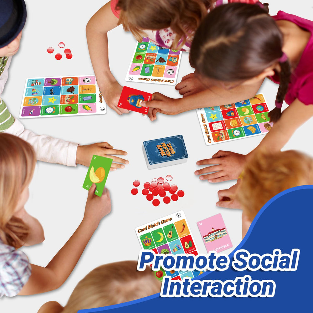 Bosctanuc Loteria Spanish vocabulary cards promote playful learning.