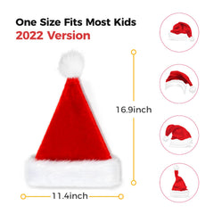 Bosoner Christmas hat with absorb sweat lining stays comfortable