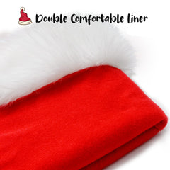 Bosoner kids Christmas hat with warm lining for chilly days
