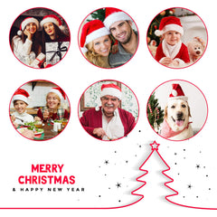 Bosoner Santa hat for toddlers with durable seasonal wear