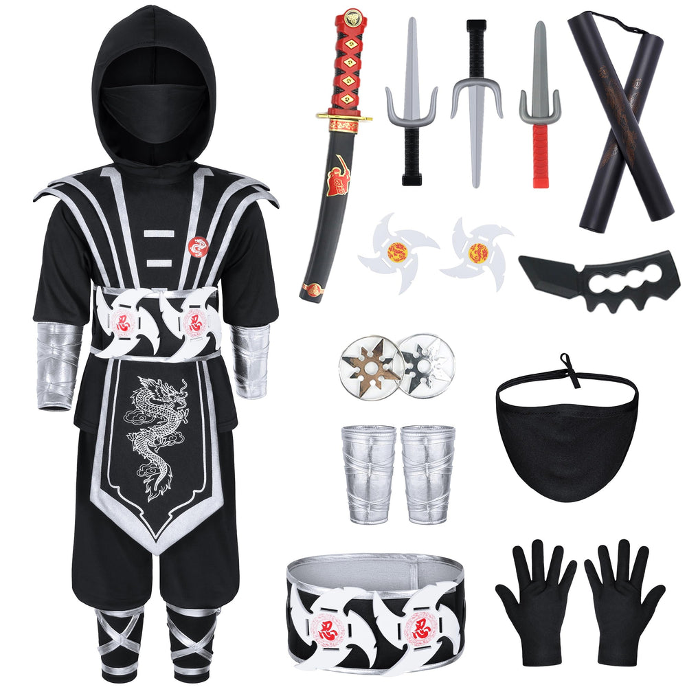 Bosvin Ninjia dark jumpsuit ready for active cosplay play.