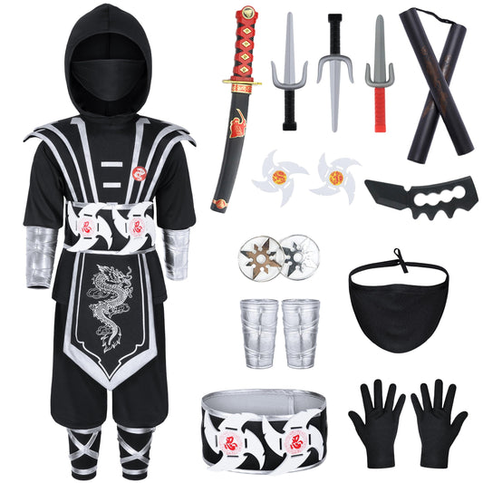 Bosvin Ninjia dark jumpsuit ready for active cosplay play.