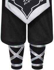 Bosvin Ninjia kid in costume ready for playtime.