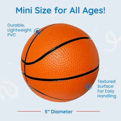 Botabee mini basketball for kids with easy grip texture and anti-slip surface.