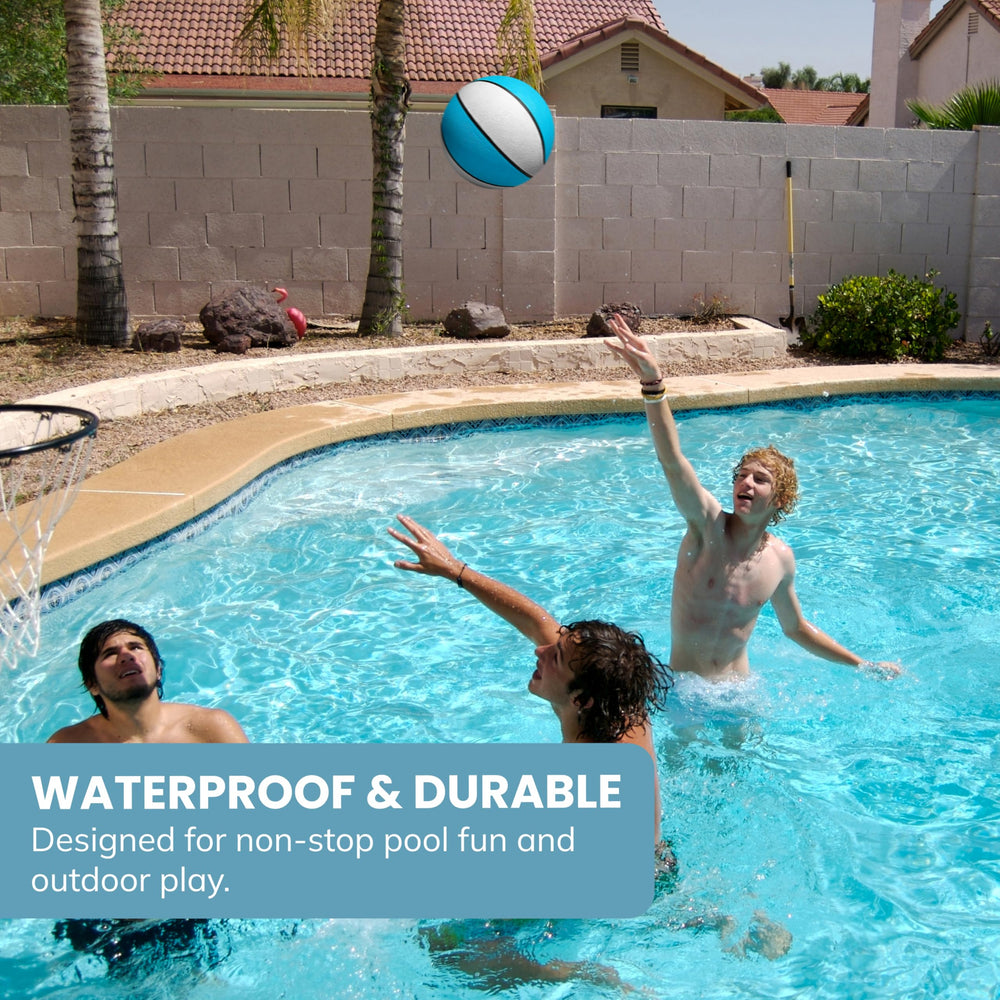 Botabee pool basketball close-up showing textured grip for anti-slip control
