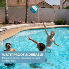 Botabee pool basketball close-up showing textured grip for anti-slip control