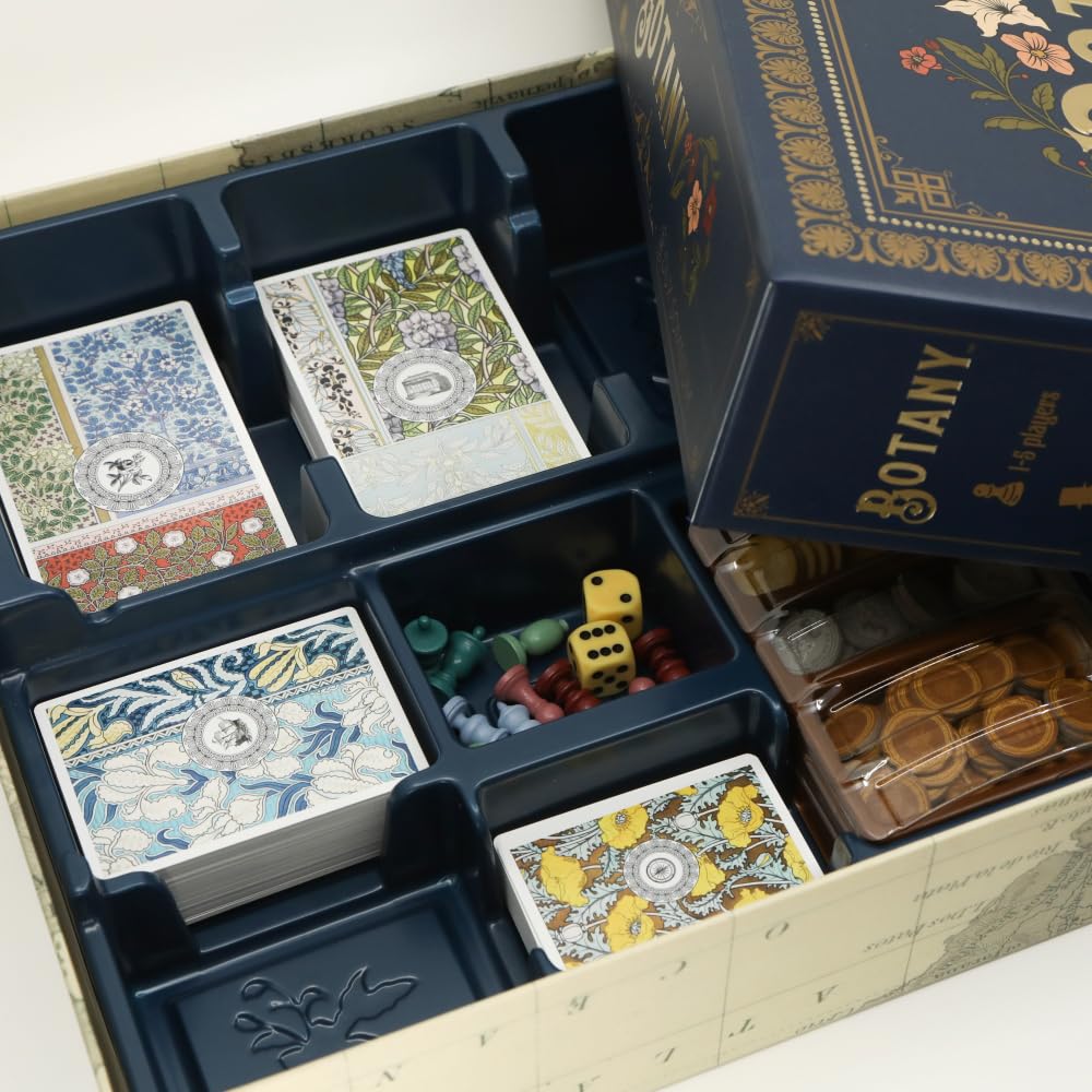 Botany Queen’s Prize card highlighted to emphasize collectible pursuit