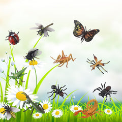 BOTICAKO butterfly figure, vibrant colors ideal for dioramas and classroom displays.