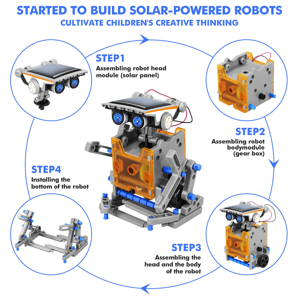 Bottleboom 13-in-1 manual shows kid-friendly assembly steps for building confidence.