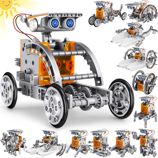 Bottleboom STEM 13-in-1 robot kit cover highlights gift-ready packaging.