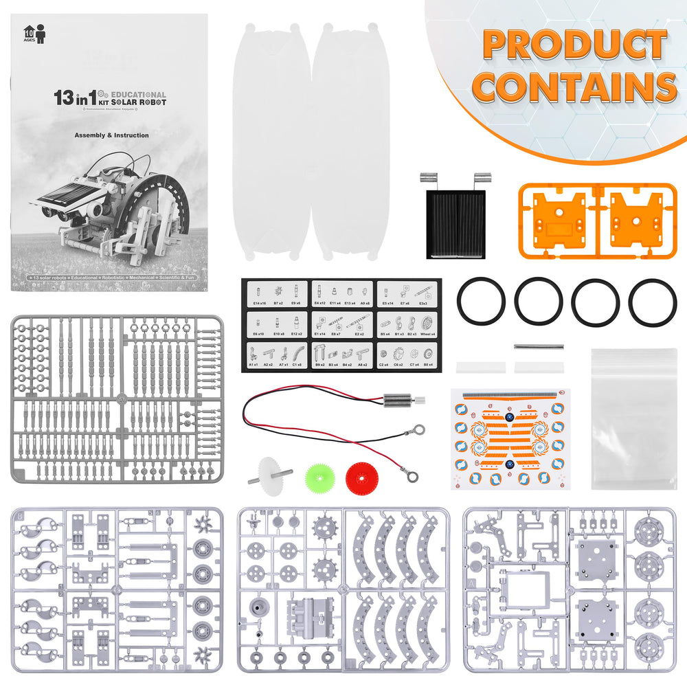 Bottleboom STEM robot gift box presentation invites science-themed celebrations.