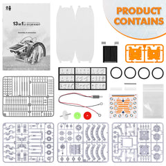 Bottleboom STEM robot gift box presentation invites science-themed celebrations.