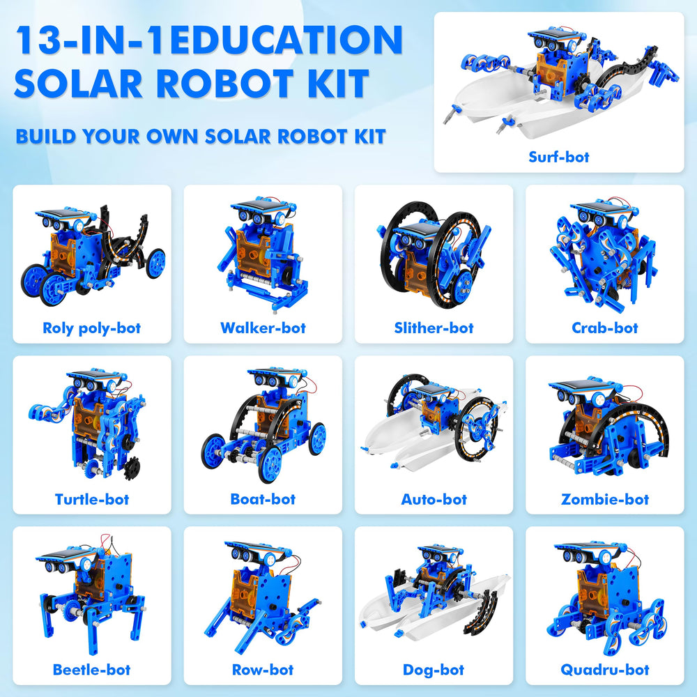 Bottleboom educational solar robot kit session builds under bright light.