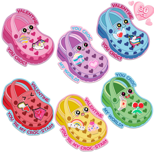 BotZilla valentines cards show six designs, perfect for classroom exchanges.