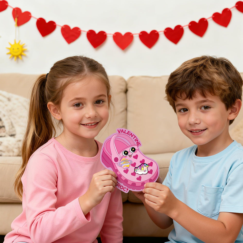 Kids enjoy BotZilla valentines during classroom celebrations and exchanges.