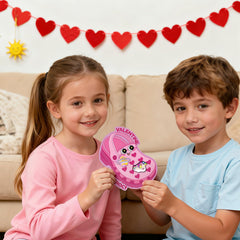 Kids enjoy BotZilla valentines during classroom celebrations and exchanges.