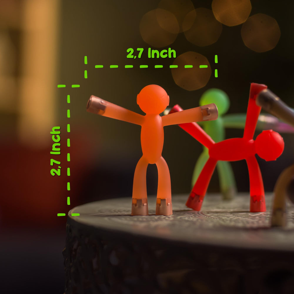 Boxgear translucent magnet figures add visual charm on metal surfaces.