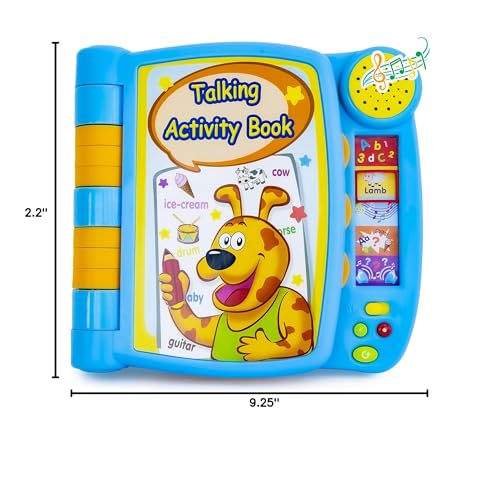 Boxiki Kids Talking Activity Book sounds and melodies encouraging rhythm learning
