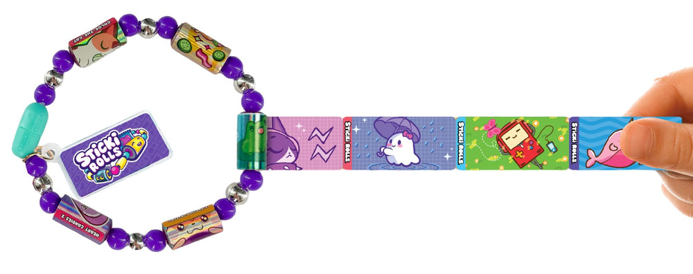 BoxLunch Sticki Rolls bracelet easily applies to wrists or surfaces for quick decorating.