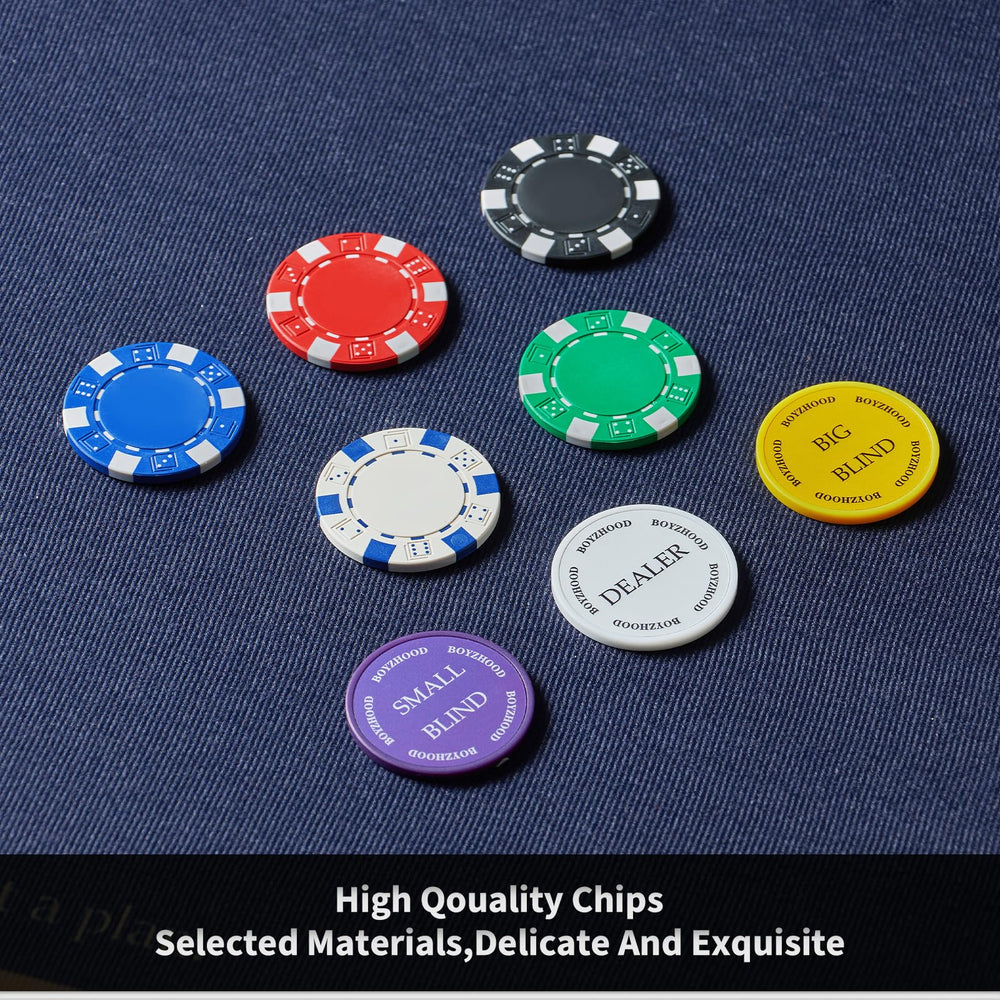 Boyzhood Texas Hold'em setup for casual or tournament nights