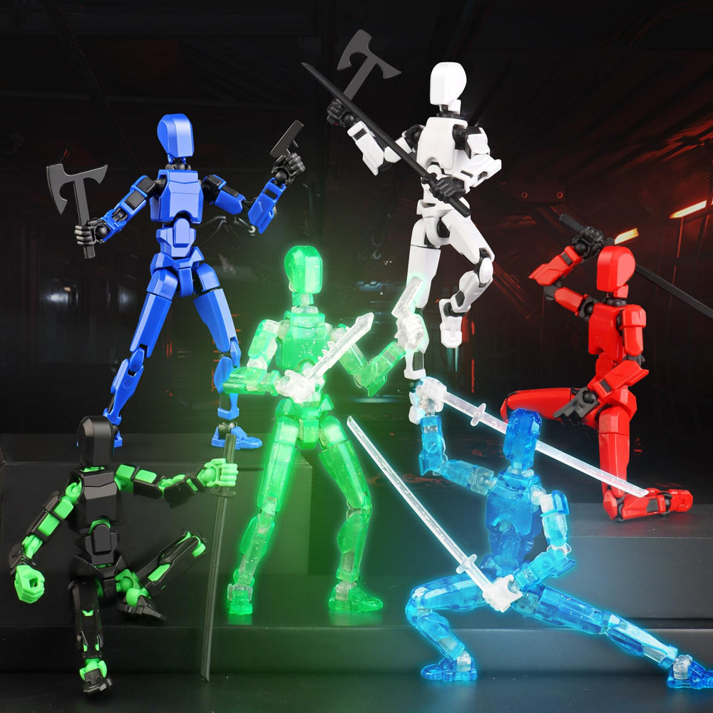 BOZOBO Luminous 13 green glow figure enhances creative posing and photography.