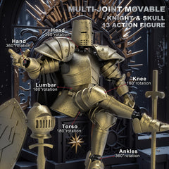 BOZOBO medieval knight style design adds retro-futuristic charm.